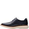 CLARKS MENS LACE CASUAL SHOE - NAVY LEATHER